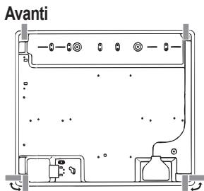 HOTPOINT DD 642 /A - Schema di fissaggio dei ganci - 4