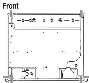 HOTPOINT DD 642 HA - Hook fastening diagram - 4
