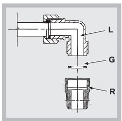 HOTPOINT DD 642 HA - Raccordement gaz - 1