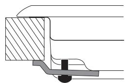 HOTPOINT DD 642 HA - Hook fastening diagram - 2