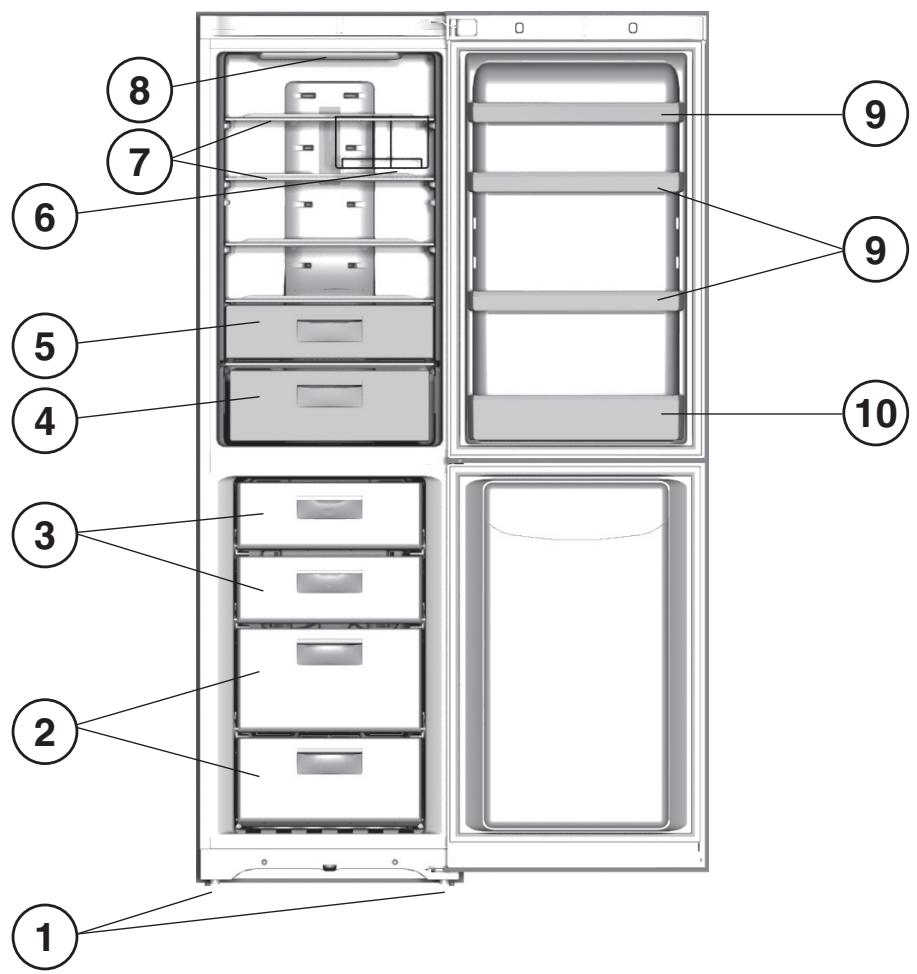 HOTPOINT EBYH 20343 F D - Vista en conjunto - 1