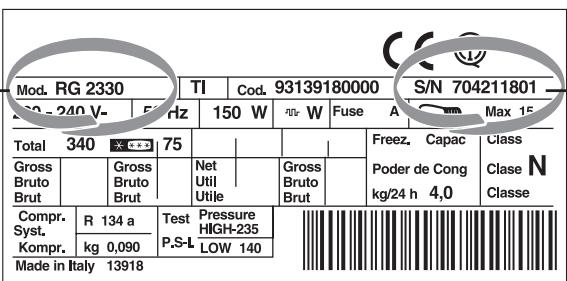 HOTPOINT EBYH 20343 F D - Servicio de asistencia técnica (SAT) - 1
