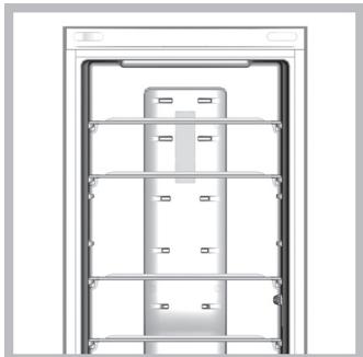 HOTPOINT EBYH 20343 F D - Comment se déplacer sur l'afficheur Sélection des températures: - 1