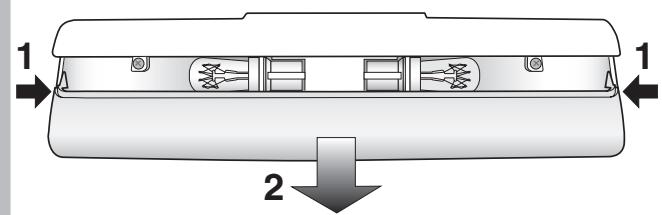 HOTPOINT EBYH 20343 F D - Replacing the light bulb \* - 1
