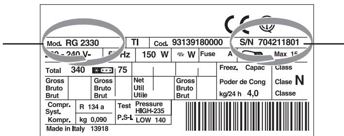 HOTPOINT EBYH 20343 F D - Uved'te: - 2