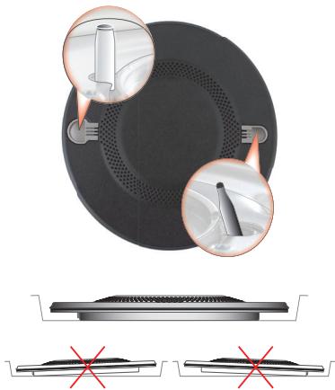 HOTPOINT FTGHG 751 D/A/LPG - Le positionnement correct de la FTGH brûleur - 1