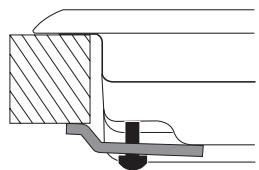 HOTPOINT FTGHL 641 D/HA - Esquema para prender os ganchos - 1