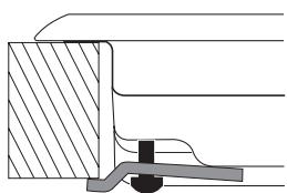 HOTPOINT FTGHL 641 D/HA - Scheme de fixation des crochets - 3