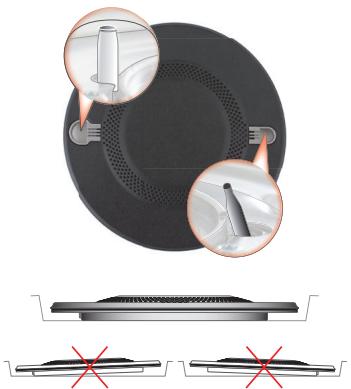 HOTPOINT FTGHL 641 D/IX/A/LPG - Posicionamento correto do queimador FTGH - 1