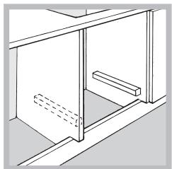 HOTPOINT FTGHL 641 D/IX/A/LPG - Schéma de fixation des crochets - 1