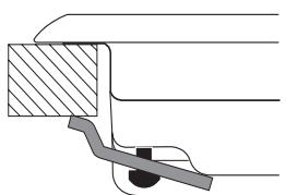 HOTPOINT FTGHL 751 D/EX/HA - Schema voor de bevestiging van de haken - 1