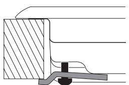 HOTPOINT FTGHL 751 D/EX/HA - Schema voor de bevestiging van de haken - 3