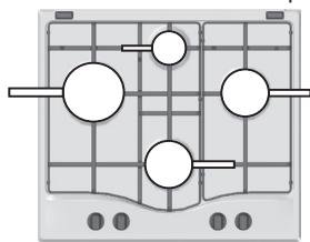 HOTPOINT FTGHL 751 D/HA - Praktisch advies voor het gebruik van de branders - 2
