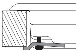 HOTPOINT FTGHL 751 D/HA - Esquema de fijación de los ganchos - 3