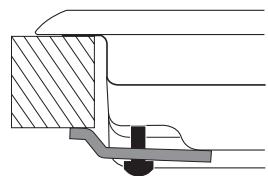 HOTPOINT FTGHL 751 D/IX/HA - Schema voor de bevestiging van de haken - 2