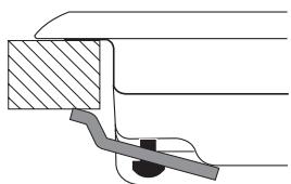 HOTPOINT FTGHL 751 D/IX/HA - Schéma de fixation des crochets - 1