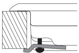 HOTPOINT FTGHL 751 D/IX/HA - Haken-Befestigungsschema - 3