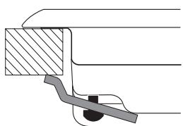 HOTPOINT FTGHL 751 D/IX/HA - Schema voor de bevestiging van de haken - 1