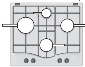 HOTPOINT FTGHL 751 D/IX/HA - Praktisch advies voor het gebruik van de branders - 2