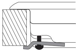 HOTPOINT FTGHL 751D/IX/HA LPG - Haken-Befestigungsschema - 3