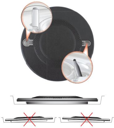 HOTPOINT FTGHL 751D/IX/HA LPG - Posicionamento correto do queimador FTGH - 1