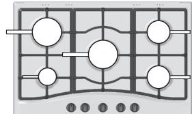 HOTPOINT FTGHL 751D/IX/HA LPG - Een correcte positionering van de brander FTGH - 2