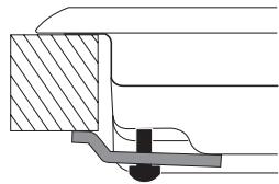 HOTPOINT FTGHL 751D/IX/HA LPG - Haken-Befestigungsschema - 2