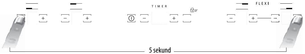 HOTPOINT HKID 640 C - Aktywacja/dezaktywacja sygnału dźwiękowego - 1
