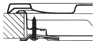 HOTPOINT PCN 641 T/IX/A - Hook fastening diagram - 2