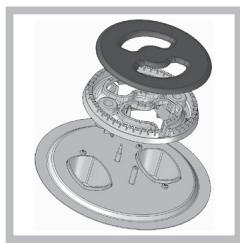 HOTPOINT PCN 641 T/IX/A - Replacing the Triple ring burner nozzles - 1