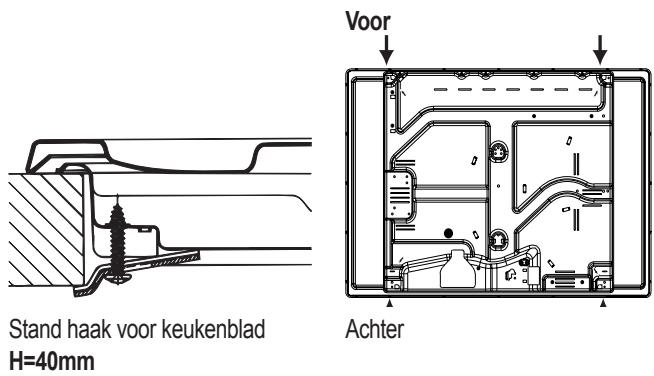 HOTPOINT PCN 642 HA - Schema voor de bevestiging van de haken - 3