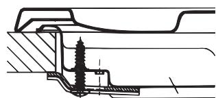 HOTPOINT PCN 642 N/U/IX/A - 吊钩紧固图 - 1