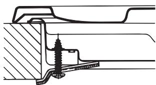 HOTPOINT PCN 642 T/IX/A - Hook fastening diagram - 3