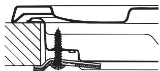 HOTPOINT PCN 642 T/IX/A - 吊钩紧固图 - 2