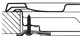 HOTPOINT PCN 731 T/D2/IX/A - Hook fastening diagram - 2