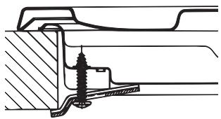 HOTPOINT PCN 751 T/IX/A - Esquema de fijación de los ganchos - 3