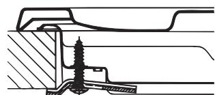 HOTPOINT PCN 752 T/IX/A - Hook fastening diagram - 2