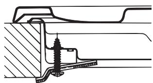 HOTPOINT PCN 752 T/IX/HA - Hook fastening diagram - 3