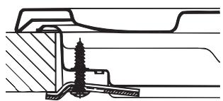 HOTPOINT PCN 752 T/IX/HA - Schema voor de bevestiging van de haken - 2