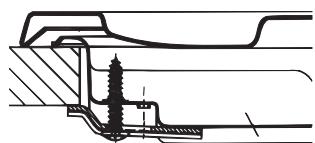 HOTPOINT PCN 752 T/IX/HA - Esquema para prender os ganchos - 1
