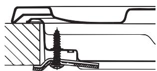 HOTPOINT PCN 752 T/IX/HA - Hook fastening diagram - 2
