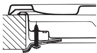 HOTPOINT PCN 752 T/IX/HA - Schema di fissaggio dei ganci - 3