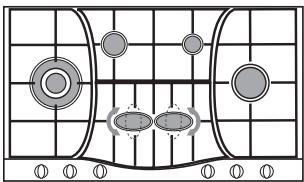 HOTPOINT PHN 962 TS/IX/HA - Practical Advice on Using the Half Fish-Kettle Burner - 1