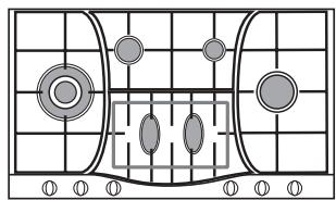 HOTPOINT PHN 962 TS/IX/HA - Practical Advice on Using the Half Fish-Kettle Burner - 3