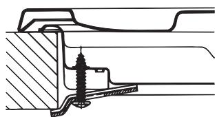 HOTPOINT PHN 962 TS/IX/HA - Esquema de fijación de los ganchos - 3