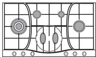 HOTPOINT PHN 962 TS/IX/HA - Practical Advice on Using the Half Fish-Kettle Burner - 4