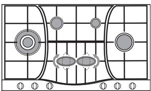 HOTPOINT PHN 962 TS/IX/HA - Quelques conseils pratiques pour mieux utiliser les brûleurs centraux “Demi-Poissonnière” - 1