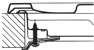 HOTPOINT PHN 962 TS/IX/HA - Hook fastening diagram - 3