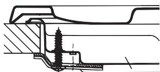 HOTPOINT PHN 962 TS/IX/HA - Esquema para prender os ganchos - 1
