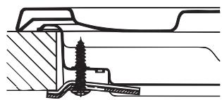 HOTPOINT PKL 641 IX/HA - Schema di fissaggio dei ganci - 2